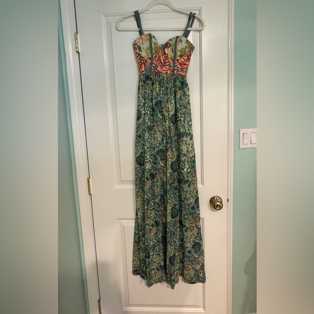 Maaji Multicolor Resort/Vacation/Summer Maxi Dress